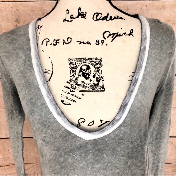 Free People We The Free Long Beach Grey Top XS - Picture 5 of 12